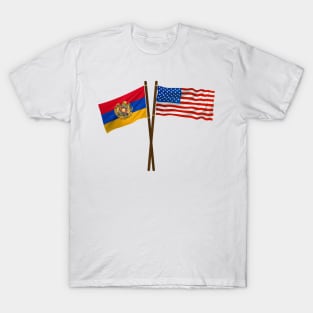 American Armenian Flag T-Shirt